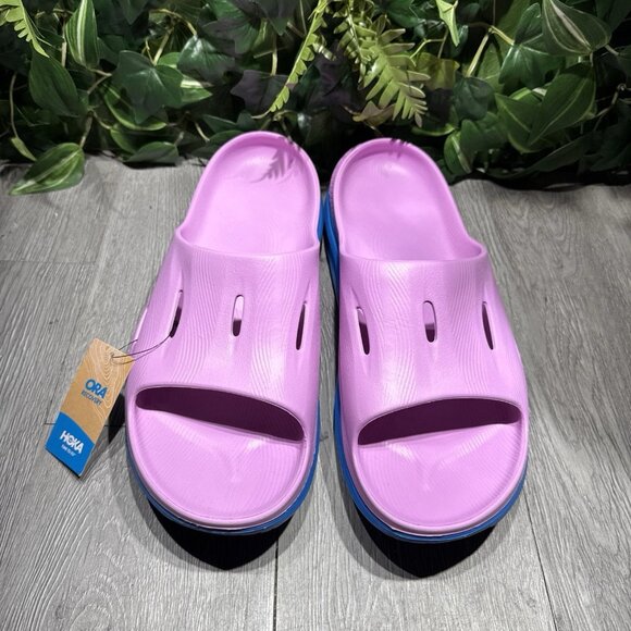 Hoka Ora Recovery Slide 3  Men 13 Cyclamen Coastal Sky 1135061-CCSK main image 8